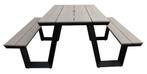 Picknicktafel, tuinbank 8-10 pers. picknick bank, stevig, Tuin en Terras, Nieuw, Overige materialen, Bank, Ophalen