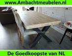 steigerhout eettafel Eettafel METALEN Poten SHOWROOM OPEN !!, Ophalen, Nieuw