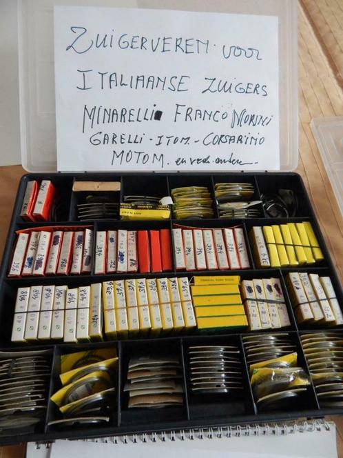 Zuiger veren  voor Italiaanse  zuigers Minarelli Franco Mori, Fietsen en Brommers, Brommeronderdelen | Oldtimers, Nieuw, Overige merken