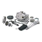 Kickstart set 4-speed chrome of polished, Nieuw