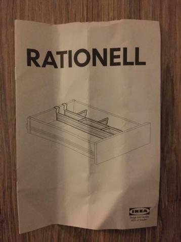 IKEA RATIONELL ladeverdelers nieuw
