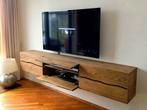 UNIEK tv-meubel met lades en kleppen, massief hout maatwerk