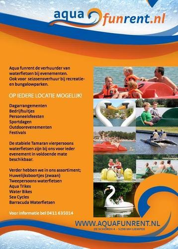 Aquafunrent nl Waterfiets verhuur op uw eigen lokatie beschikbaar voor biedingen