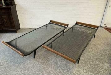 Daybed 2 vintage daybeden 190x80 cm Dick Cordemeijer Auping.