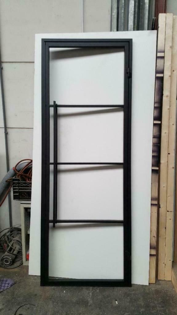 Stalen deur 97,5cm x 261cm, 1 stuk op voorraad, Doe-het-zelf en Verbouw, Deuren en Horren, Nieuw, Binnendeur, 215 cm of meer, 80 tot 100 cm