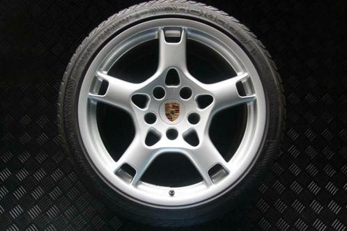 Porsche 997 Carrera 4S Wielenset, Auto-onderdelen, Banden en Velgen, Banden en Velgen, Winterbanden, 19 inch, Personenwagen, Gebruikt