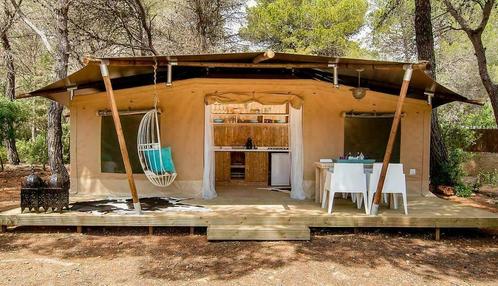 Super de luxe Safari Lodge Ibiza, Vakantie, Vakantiehuizen | Spanje, Ibiza of Mallorca, Overige typen, Landelijk, Aan zee, In bos