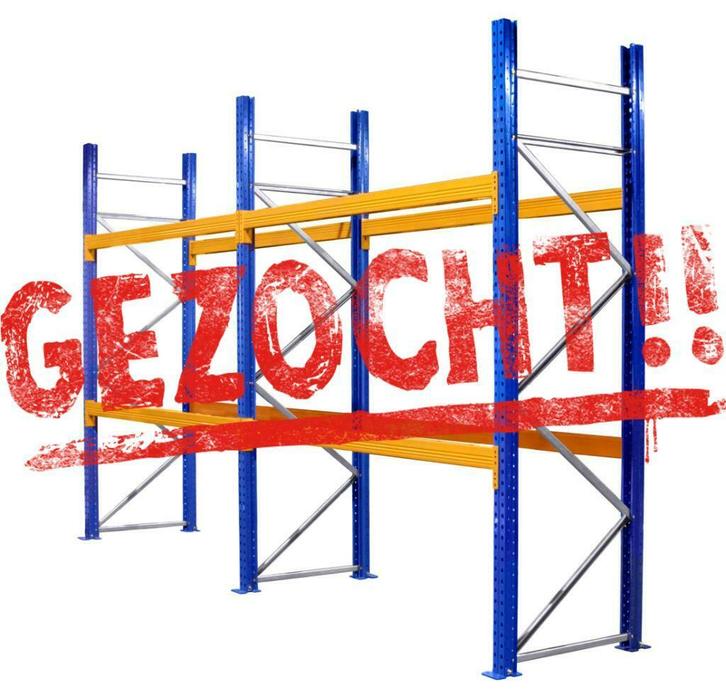 Magazijnstellingen gezocht - te koop gevraagd, Zakelijke goederen, Kantoor en Winkelinrichting | Magazijn, Stelling en Opslag
