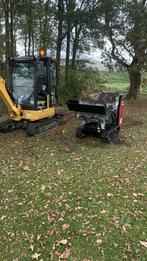 Te huur graafmachine met machinist voor alle werkzaamheden, Diensten en Vakmensen, Tuinmannen en Stratenmakers, Bestrating