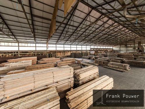 Oud eiken dakbeschot, vloerdelen en wandbekleding, Doe-het-zelf en Verbouw, Hout en Planken, Gebruikt, Plank, Overige houtsoorten