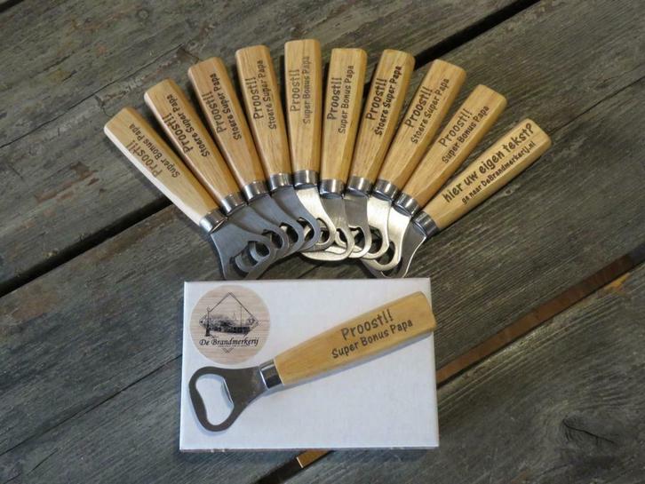 Geef een bieropener met tekst - kerstcadeau - biercadeau, Hobby en Vrije tijd, Overige Hobby en Vrije tijd, Nieuw, Ophalen of Verzenden