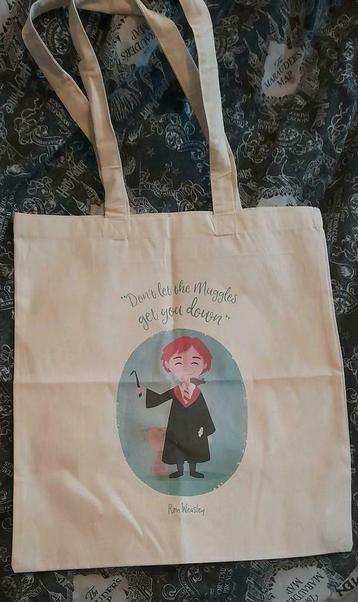 NIEUW Ron Weasley totebag / tas (Harry Potter) "Muggles" beschikbaar voor biedingen