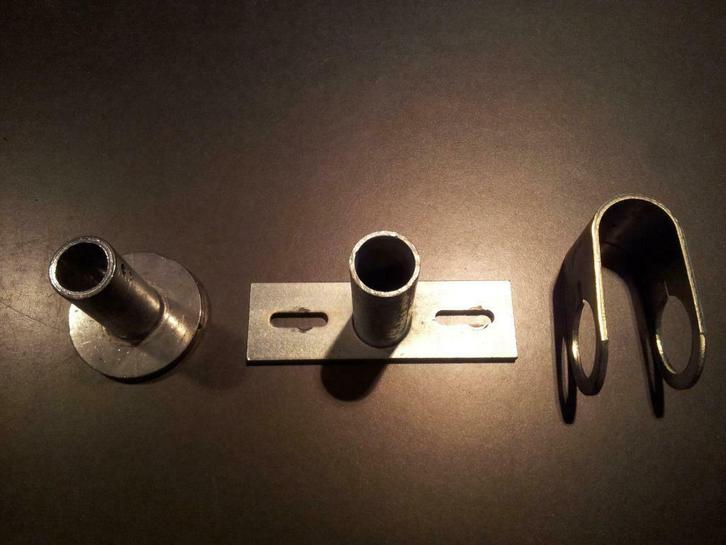 Partij buiskoppeling, steigervoet, ankermoer, voetplaat, Doe-het-zelf en Verbouw, IJzerwaren en Bevestigingsmiddelen, Nieuw, Overige typen