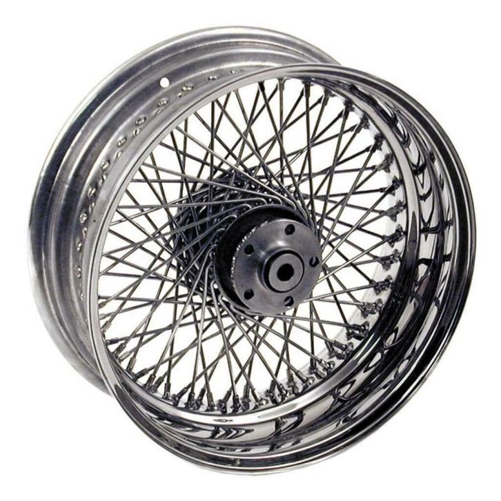 80 spaaks volledig roestvrijstalen wielen en losse velgen, Motoren, Onderdelen | Harley-Davidson, Nieuw, Ophalen of Verzenden