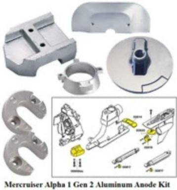Aluminium anode sets voor Alpha 1 Gen. 2 staartstuk beschikbaar voor biedingen