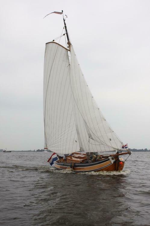 Prachtige, authentieke boeier., Watersport en Boten, Kajuitzeilboten en Zeiljachten, Gebruikt, Tourjacht of Cruiser, Hout, 6 tot 9 meter
