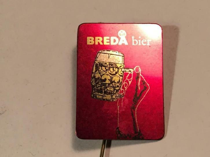BREDA BIER Merk Speld., Verzamelen, Speldjes, Pins en Buttons, Zo goed als nieuw, Speldje of Pin, Merk, Ophalen of Verzenden