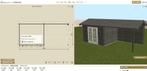 Gebruik onze 3D configurator - Blokhut met overkapping, Ophalen, Nieuw, Tuinhuis, Met overkapping