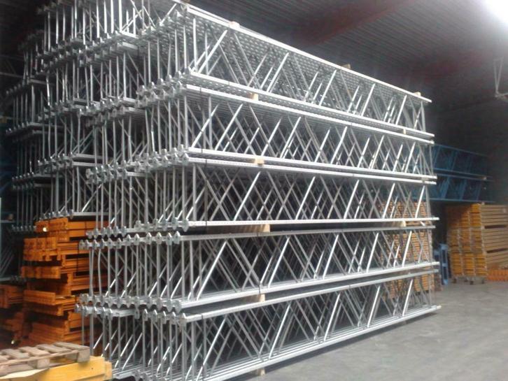 GEZOCHT-Palletstellingen,magazijninrichting,draagarmstelling, Zakelijke goederen, Kantoor en Winkelinrichting | Magazijn, Stelling en Opslag
