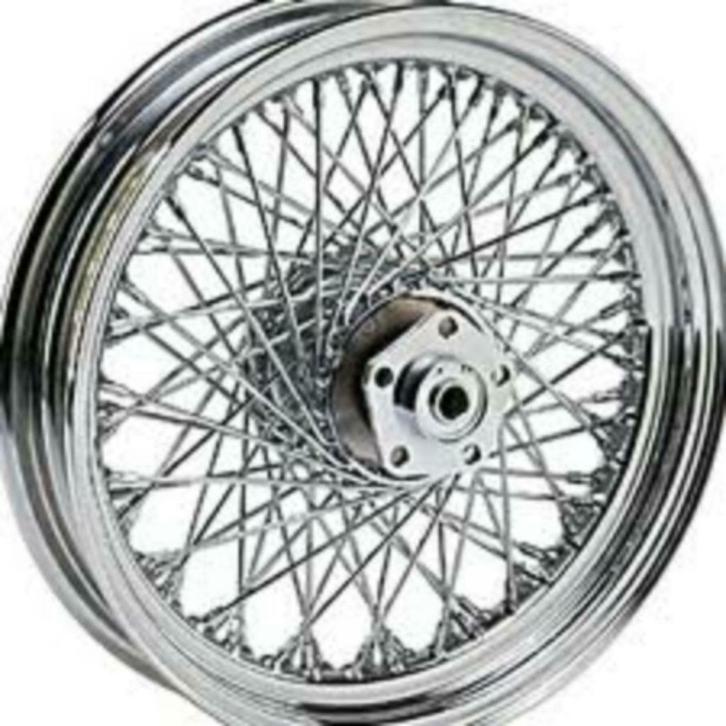 80 spaaks achterwiel 18 x 5,5 Crome RVS spokes, Motoren, Onderdelen | Harley-Davidson, Nieuw, Ophalen of Verzenden