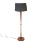 Deense vintage Mid Century Modern design vloerlampen, Huis en Inrichting, Lampen | Vloerlampen, Glas, Gebruikt, Ophalen of Verzenden