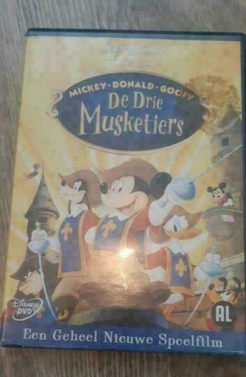 Disney DVD'S: de drie Musketiers, NL / EN / FR