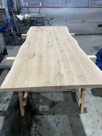 Eettafel Eiken boomstamblad, 200 cm of meer, 50 tot 100 cm, Nieuw, Rechthoekig