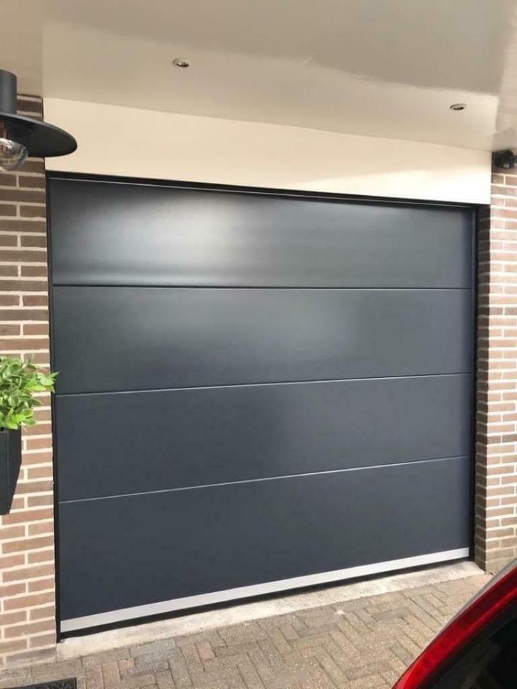 Sectionale elektr. garagedeur 3500 x 3000 (div. kleuren), Doe-het-zelf en Verbouw, Deuren en Horren, Nieuw, Garagedeur, 215 cm of meer
