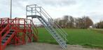 Stalen trap +bordes gegalv hoog 2,8mtr  now0708 ook gebruikt, Nieuw, 2 tot 4 meter, Ophalen of Verzenden, Trap