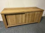 Massief eiken tv meubel nr. 4 126x48x55, Ophalen of Verzenden, Zo goed als nieuw