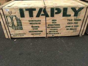 Underlayment tong en groef 18mm 244cm x 122cm 50 stuks beschikbaar voor biedingen