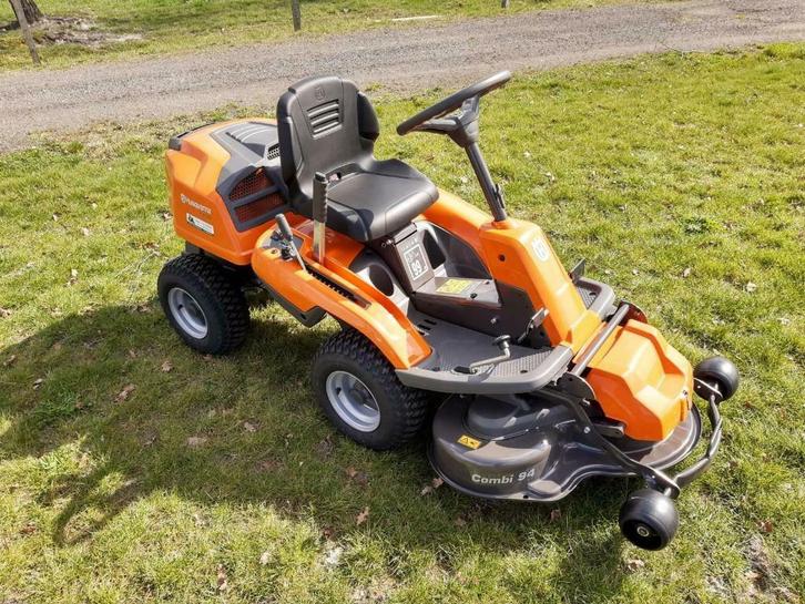 Husqvarna Rider R214C frontmaaier NIEUW, Tuin en Terras, Zitmaaiers, Nieuw, 90 tot 120 cm, Elektrische starter, Mulchfunctie, Ophalen
