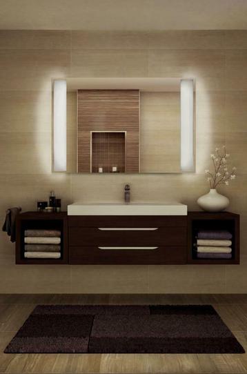 Spiegel infrarood verwarming met led verlichting beschikbaar voor biedingen