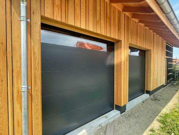 garagedeur met glas, perfect geïsoleerd! snelle levering! beschikbaar voor biedingen