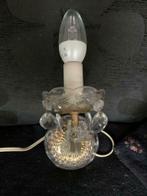 Antiek vintage lampje kristal kristallen pegels wandlampje