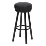 Nieuwe - Café Barkrukken - Zwart/Rood/Cognac NU OP Voorraad, 5 krukken of meer, Met voetsteun, 60 tot 90 cm, Nieuw