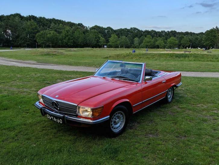 Mercedes 450SL cabrio oldtimer te huur, Diensten en Vakmensen, Verhuur | Auto en Motor, Personenauto, Trouwauto