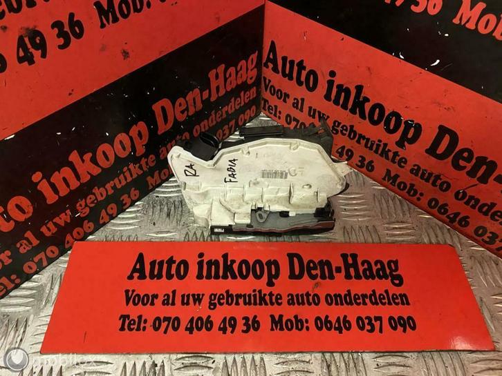 Skoda Fabia - VW Up ('07-15) Deurslotmechaniek Rechtsachter, Auto-onderdelen, Klein materiaal, Skoda, Gebruikt, Ophalen of Verzenden