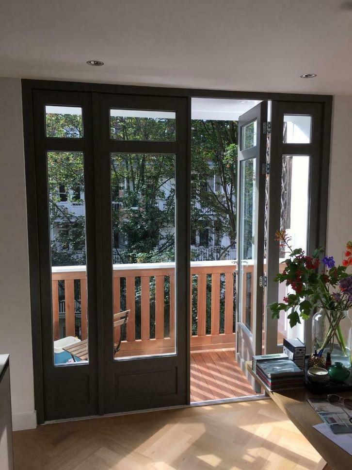 openslaande deuren op maat gemaakt, Doe-het-zelf en Verbouw, Kozijnen en Schuifpuien, Nieuw, Deurkozijn, Hout, Ophalen