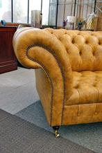 NIEUWE Chesterfield bank mosterd geel + GRATIS BEZORGD!!!, Ophalen