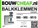 BALKKLEMMEN EUR.2.35 P.ST. BOUWCHEAP MET BOUWCHEAP, Nieuw, Bouten of Moeren, Ophalen of Verzenden