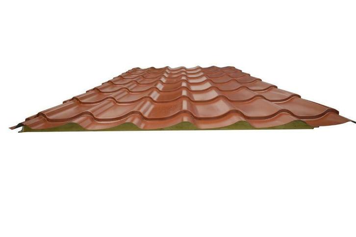 Dakpanpanelen, dakpanplaten, sandwichplaten,Terracotta, Doe-het-zelf en Verbouw, Overige Doe-het-zelf en Verbouw, Nieuw, Ophalen