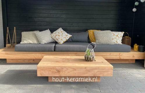 zwevende bank tuinbank hout douglas, Huis en Inrichting, Overige Huis en Inrichting, Nieuw, Ophalen of Verzenden
