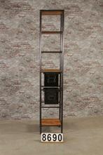Retro industriële stelling/rek/boekenkast nr.8689, Info@antiekgroothandel.com, Nieuw, Ophalen of Verzenden, 7602RG