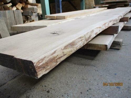 eiken platen massief eiken uit 1 stuk op maat gezaagd, Doe-het-zelf en Verbouw, Hout en Planken, Nieuw, Eiken, 300 cm of meer