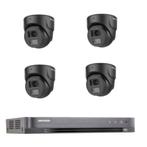 2MP Hikvision TVI beveiligingscamera set/4CH DVR+4x camera's