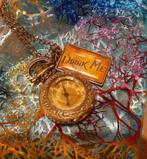 Alice in Wonderland, zakhorloge "Drink Me", horloge werkt, Ophalen of Verzenden