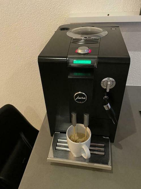 Jura ena5 en 7 gereviseerd  garantie cappuccino espresso, Witgoed en Apparatuur, Koffiezetapparaten, Zo goed als nieuw, Gemalen koffie