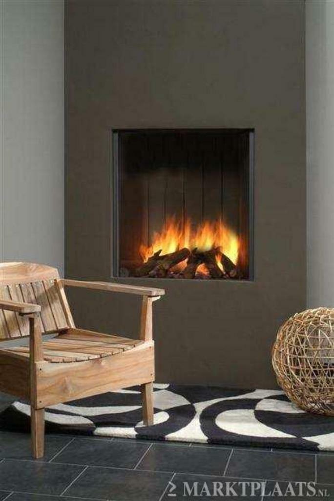 1 MALIG uit Faillisiment de BELLFIRES flatbell hiddendoor, Huis en Inrichting, Kachels, Nieuw, Inbouw, Gas