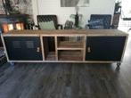 Industrieel tv meubel 200 cm, Nieuw, Ophalen of Verzenden, 200 cm of meer, Metaal